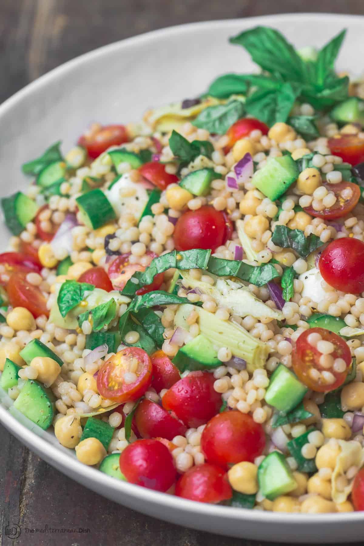 Easy Make-Ahead Mediterranean Couscous: Summer Potluck Favorite